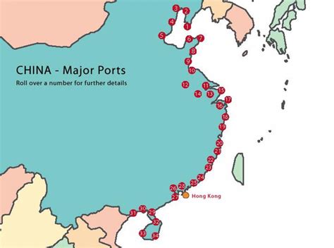 are there any air or sea harbors in china